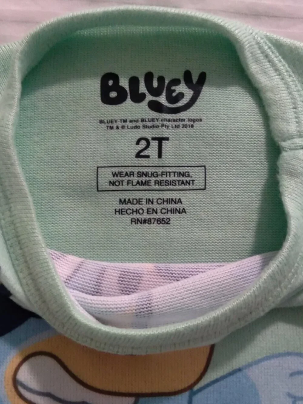 Bluey 3 Piece Pajama Set